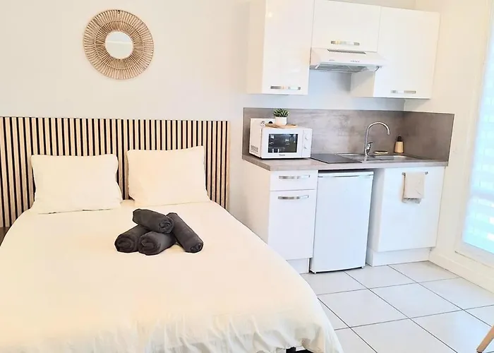 公寓 Cosy Et Elegant Avec Place Privee 勒芒